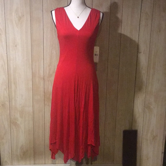 Fall Red Dress - Picture 1 of 7
